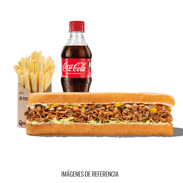 Sándwich al Pastor Combo